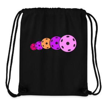 floorball floorballspieler unihoc floorballtrainer - Stanley/Stella recycelter Gym Bag - Schwarz - Vorne