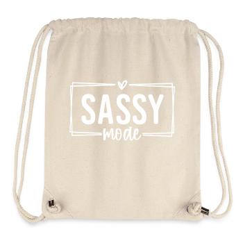 Sassy Mode Funny - Stanley/Stella Recycled Gym Bag - natural - Front