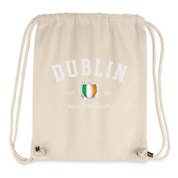 Dublin, Irland – Vintage Irische Flagge - Stanley/Stella recycelter Gym Bag - Naturweiß - Vorne