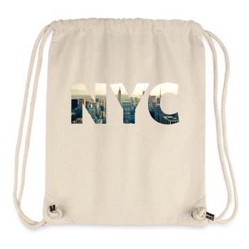 nyc New York City - Stanley/Stella recycelter Gym Bag - Naturweiß - Vorne