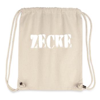 Zecke - Stanley/Stella recycelter Gym Bag - Naturweiß - Vorne