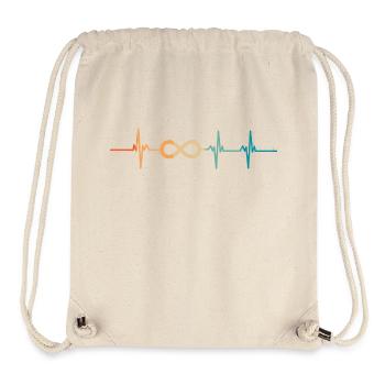 Infinite Heartbeat - Stanley/Stella Recycled Gym Bag - natural - Front