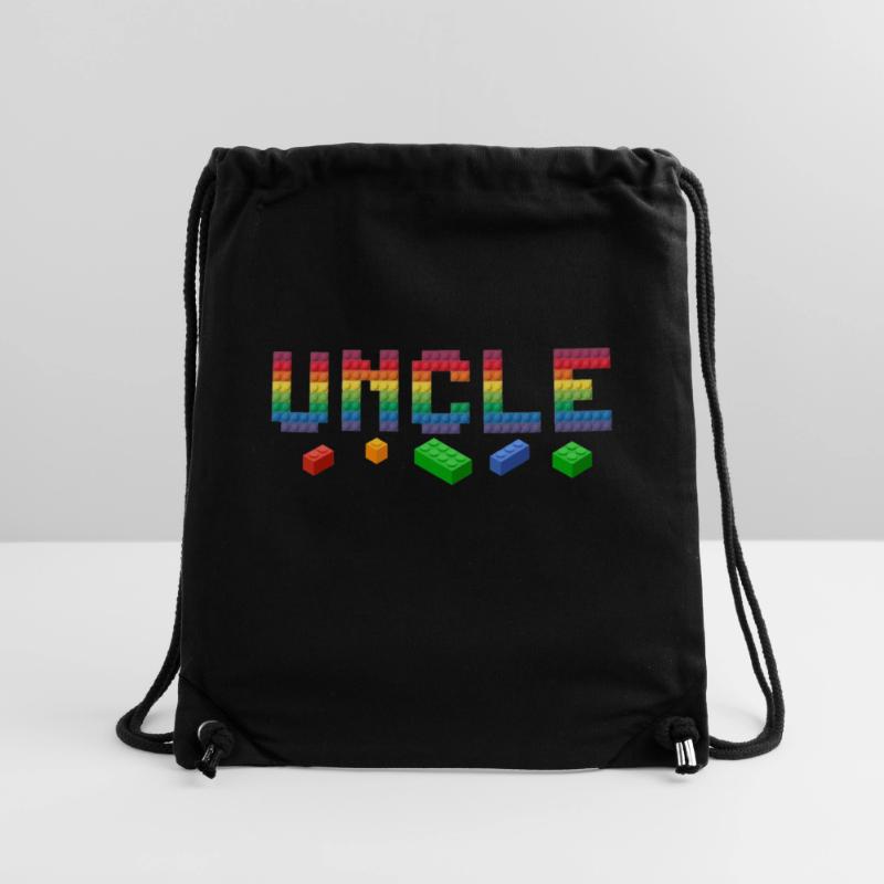 Uncle Master Builder Building Bricks Blocks Family Stanley/Stella Recycled Gym Bag