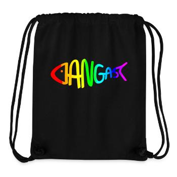 Dangast | Fisch | Regenbogen | Nordsee | Jadebusen - Stanley/Stella recycelter Gym Bag - Schwarz - Vorne