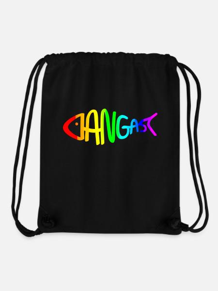 Dangast | Fisch | Regenbogen | Nordsee | Jadebusen - Stanley/Stella recycelter Gym Bag - Schwarz