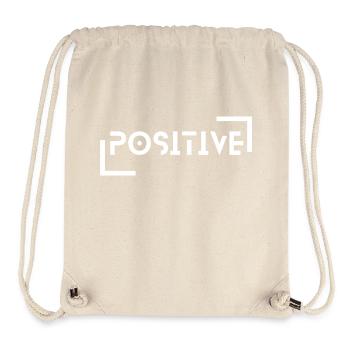 positive vibes - Stanley/Stella Recycled Gym Bag - natural - Front