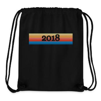 2018 - Stanley/Stella Recycled Gym Bag - black - Front