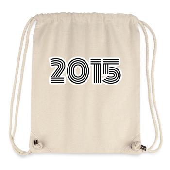 Year of birth 2015 - Stanley/Stella Recycled Gym Bag - natural - Front