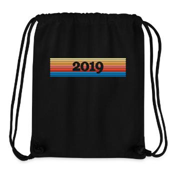 2019 2019 - Stanley/Stella Recycled Gym Bag - black - Front