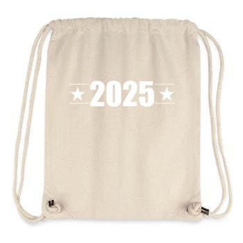 Année 2025 - Sac à cordon recyclé Stanley/Stella - blanc naturel - Devant