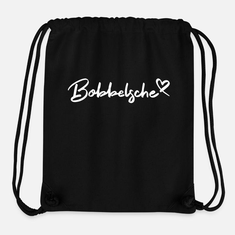 Bobbelsche / Hessisch / Baby - Stanley/Stella recycelter Gym Bag - Schwarz