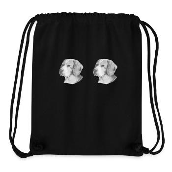 Beagle PanoramaBecher - Stanley/Stella recycelter Gym Bag - Schwarz - Vorne