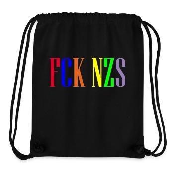 FCK NZS - Stanley/Stella Recycled Gym Bag - black - Front