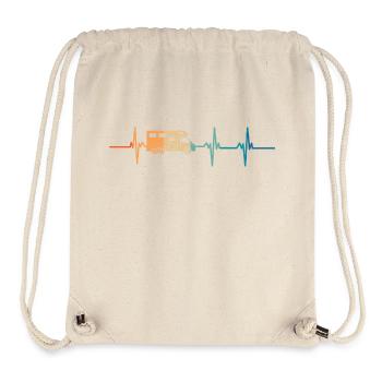 Campervan heartbeat - Stanley/Stella Recycled Gym Bag - natural - Front