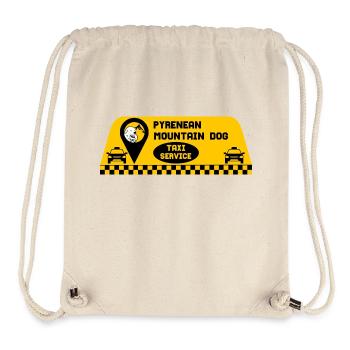 Pyrenäen-Sennenhund-Taxiservice - Stanley/Stella recycelter Gym Bag - Naturweiß - Vorne