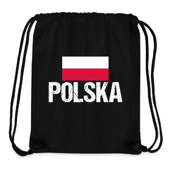 Pole Polen - Stanley/Stella recycelter Gym Bag - Schwarz - Vorne