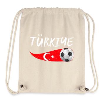 Turcs Turquie - Sac à cordon recyclé Stanley/Stella - blanc naturel - Devant