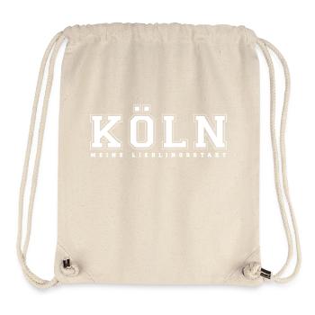KÖLN College Style Font - Stanley/Stella recycelter Gym Bag - Naturweiß - Vorne