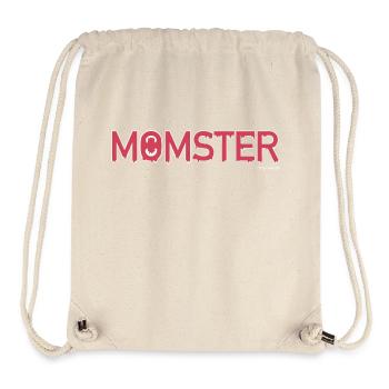 Momster / Supermom / Mama / Monster / Bissig - Stanley/Stella recycelter Gym Bag - Naturweiß - Vorne