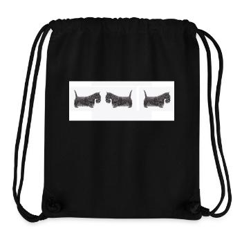 Scottish terrier car - Stanley/Stella Recycled Gym Bag - black - Front
