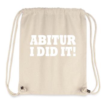 Abitur - Stanley/Stella recycelter Gym Bag - Naturweiß - Vorne