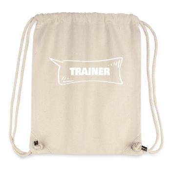 Speech Bubble Trainer - Stanley/Stella Recycled Gym Bag - natural - Front