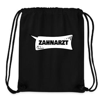 Speech bubble dentist - Stanley/Stella Recycled Gym Bag - black - Front