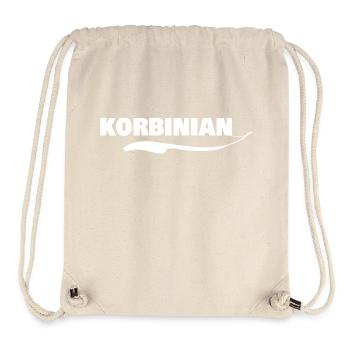 First name korbinian - Stanley/Stella Recycled Gym Bag - natural - Front