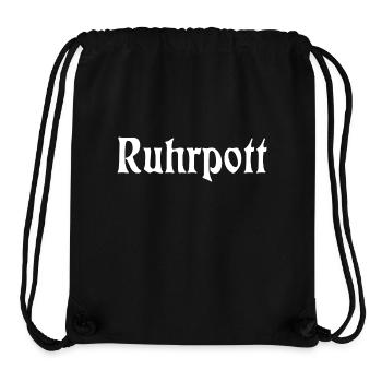 Ruhrpott - Pott - Bergbau - Kumpel - Ruhr - Shirt - Stanley/Stella recycelter Gym Bag - Schwarz - Vorne
