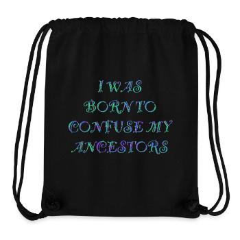 Verwirrte Ahnen - Stanley/Stella recycelter Gym Bag - Schwarz - Vorne