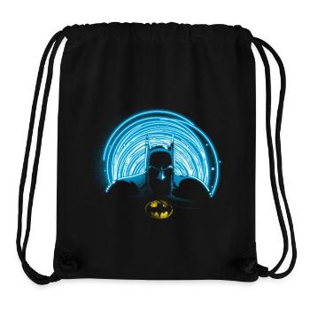 DC Comics Originals Batman Umriss Neonlicht - Stanley/Stella recycelter Gym Bag - Schwarz - Vorne