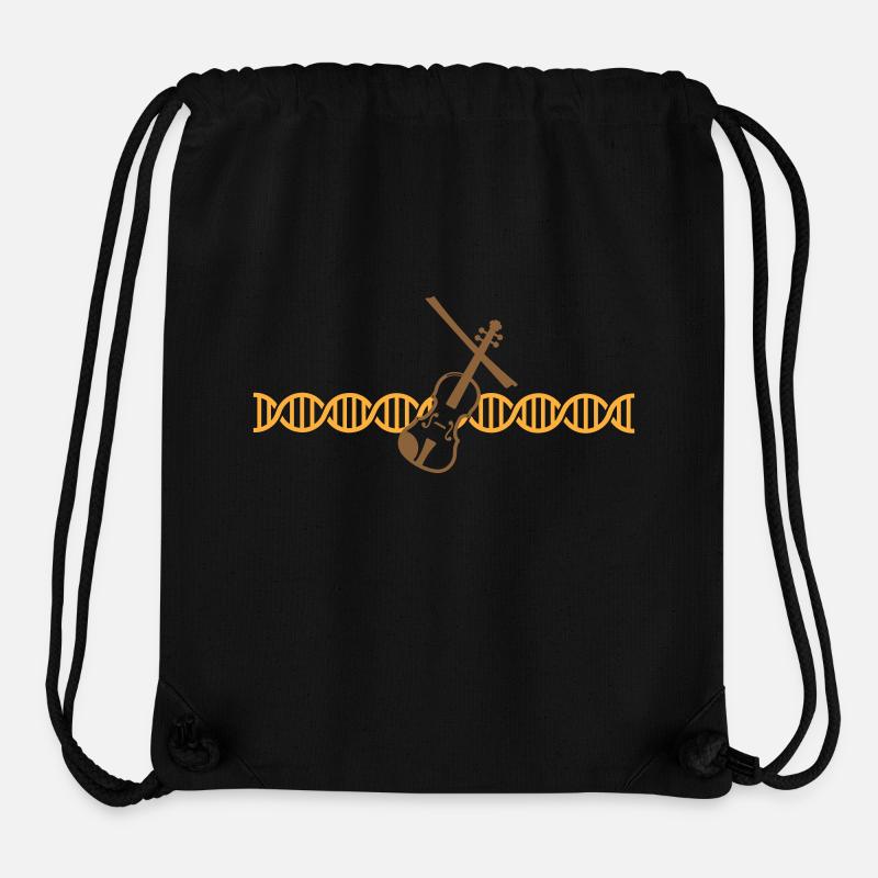 Violin Violin DNA DNA | Colors changeable - Stanley/Stella Recycled Gym Bag - black