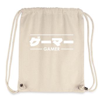 Gamer Japanese Style - Stanley/Stella Recycled Gym Bag - natural - Front