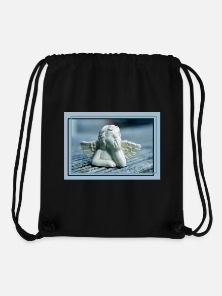 Angel in Blue - Stanley/Stella Recycled Gym Bag - black
