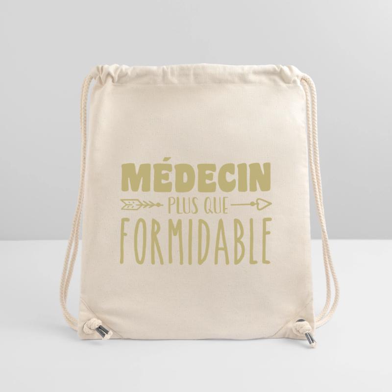 Médecin plus que formidable Sac à cordon recyclé Stanley/Stella