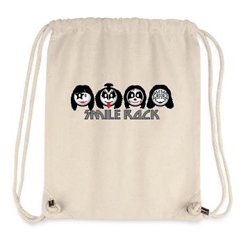 Kiss Smile Rock Icons dd dark - Stanley/Stella Recycled Gym Bag - natural - Front
