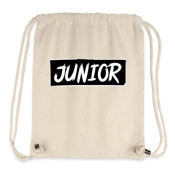 BLACK-WHITE JUNIOR - Stanley/Stella Recycled Gym Bag - natural - Front