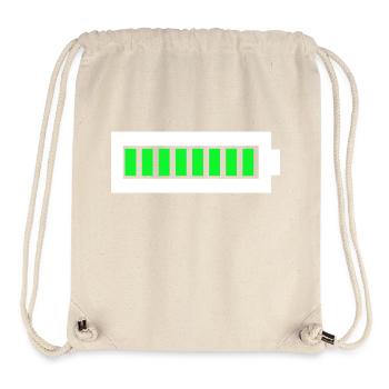 Battery full - Stanley/Stella Recycled Gym Bag - natural - Front