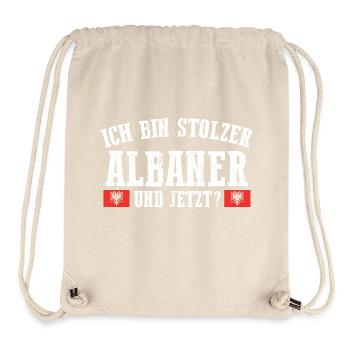 Albaner Albanisch Albanien - Stanley/Stella recycelter Gym Bag - Naturweiß - Vorne
