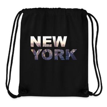 New York City - Stanley/Stella Recycled Gym Bag - black - Front