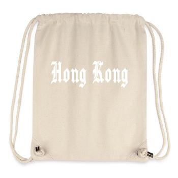Hong Kong - Stanley/Stella Recycled Gym Bag - natural - Front