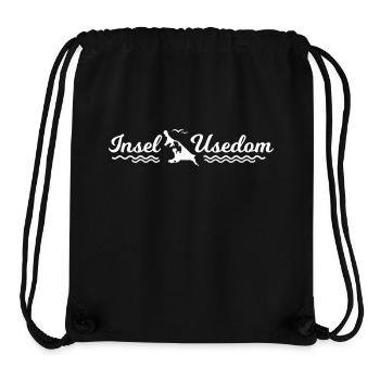 Insel Usedom - Stanley/Stella recycelter Gym Bag - Schwarz - Vorne