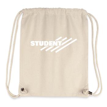 L’étudiant en tant que lieu de travail - Sac à cordon recyclé Stanley/Stella - blanc naturel - Devant