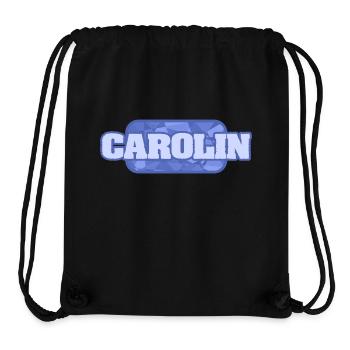 Name Carolin - Stanley/Stella recycelter Gym Bag - Schwarz - Vorne