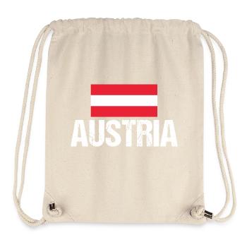 Autrichiens Autriche - Sac à cordon recyclé Stanley/Stella - blanc naturel - Devant