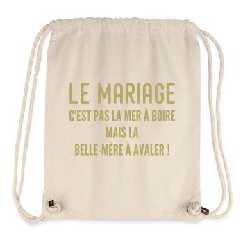 Mother-in-law Humorous Quote - Stanley/Stella Recycled Gym Bag - natural - Front