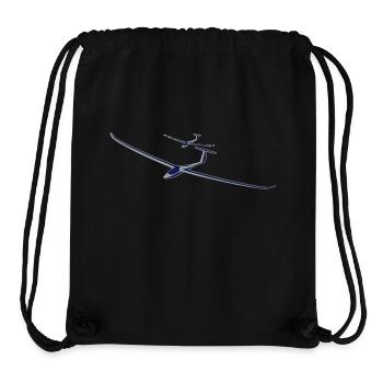 Planeurs silhouette - Sac à cordon recyclé Stanley/Stella - noir - Devant