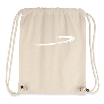 curved tail | Vector-Graphic - Stanley/Stella Recycled Gym Bag - natural - Front