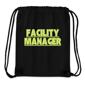 Facility Manager - Stanley/Stella Recycled Gym Bag - black - Front