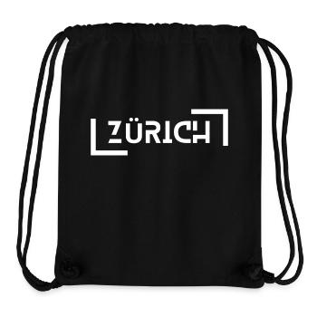Zürich - Stanley/Stella recycelter Gym Bag - Schwarz - Vorne